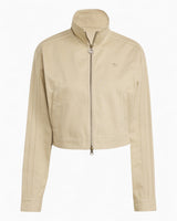 adidas Originals Firebird Twill Crop Track Top Kadın Ceket Stone Khaki