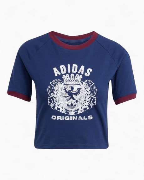 adidas Originals Graphic Crest Baby Kadın T-Shirt Night Indigo