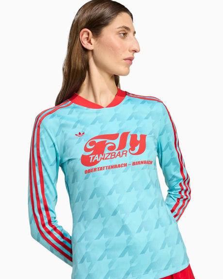 adidas Originals Graphic Football Allover Print Bodycon Long Sleeve Kadın Forma