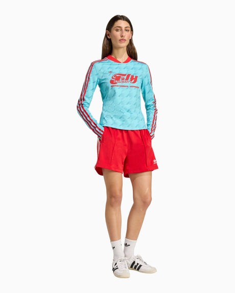 adidas Originals Graphic Football Allover Print Bodycon Long Sleeve Kadın Forma