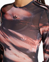 Graphic Mesh Kadın T-Shirt