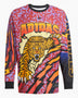 adidas Originals Graphic Uzun Kollu Erkek T-Shirt Better Scarlet/Energy Ink/Crew Orange/Black