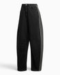adidas Originals High Rise Barrel Leg Kadın Denim Pantolon True Black Denim