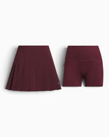 adidas Originals Originals Pleated Skort Kadın Şort Etek Maroon