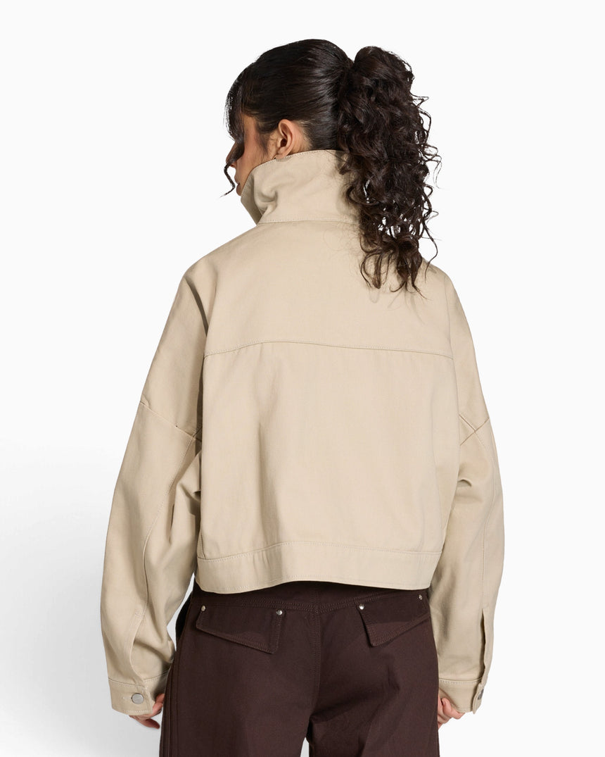 Premium Essentials Twill Kadın Ceket