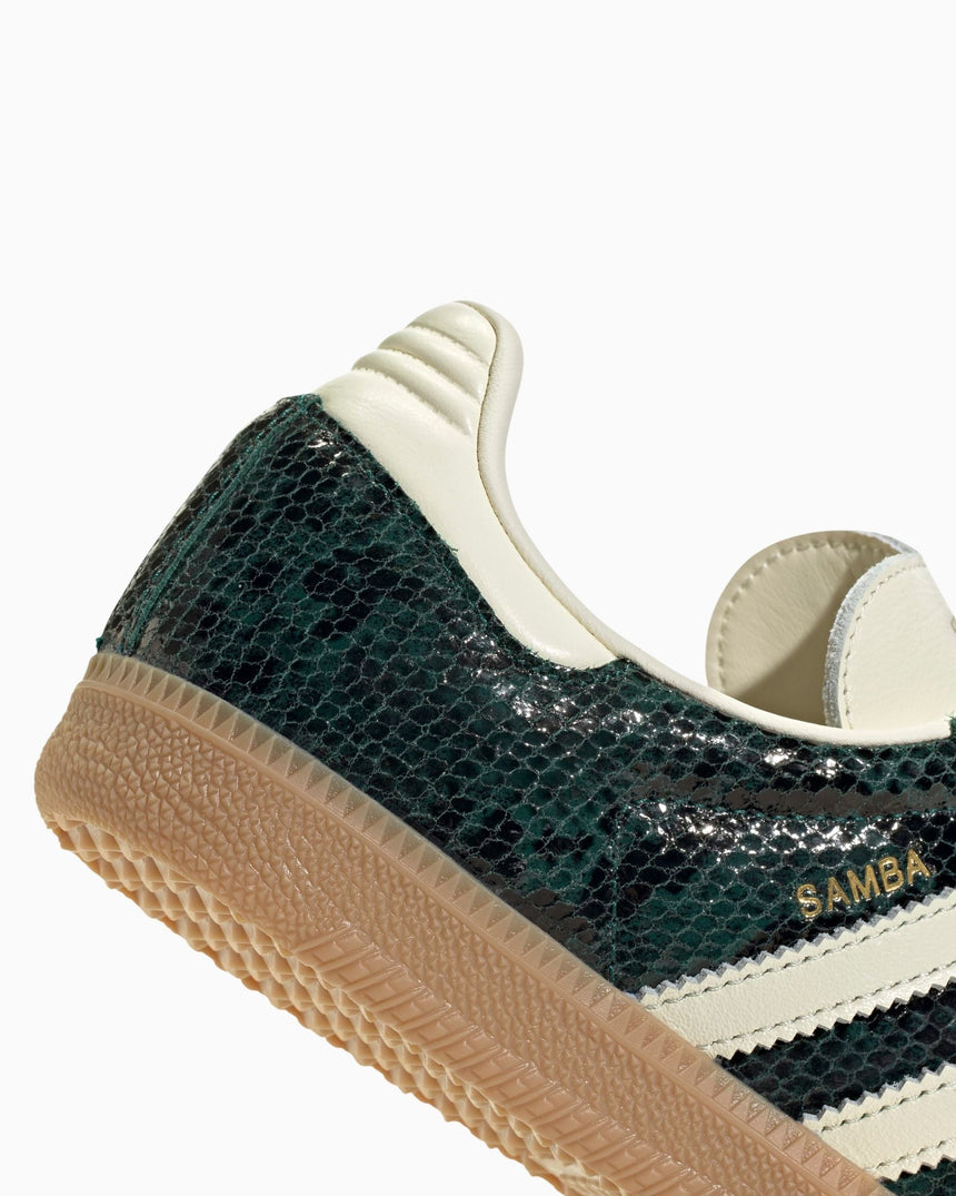 adidas Originals Samba OG "Collegiate Green Snakeskin" Kadın Sneaker
