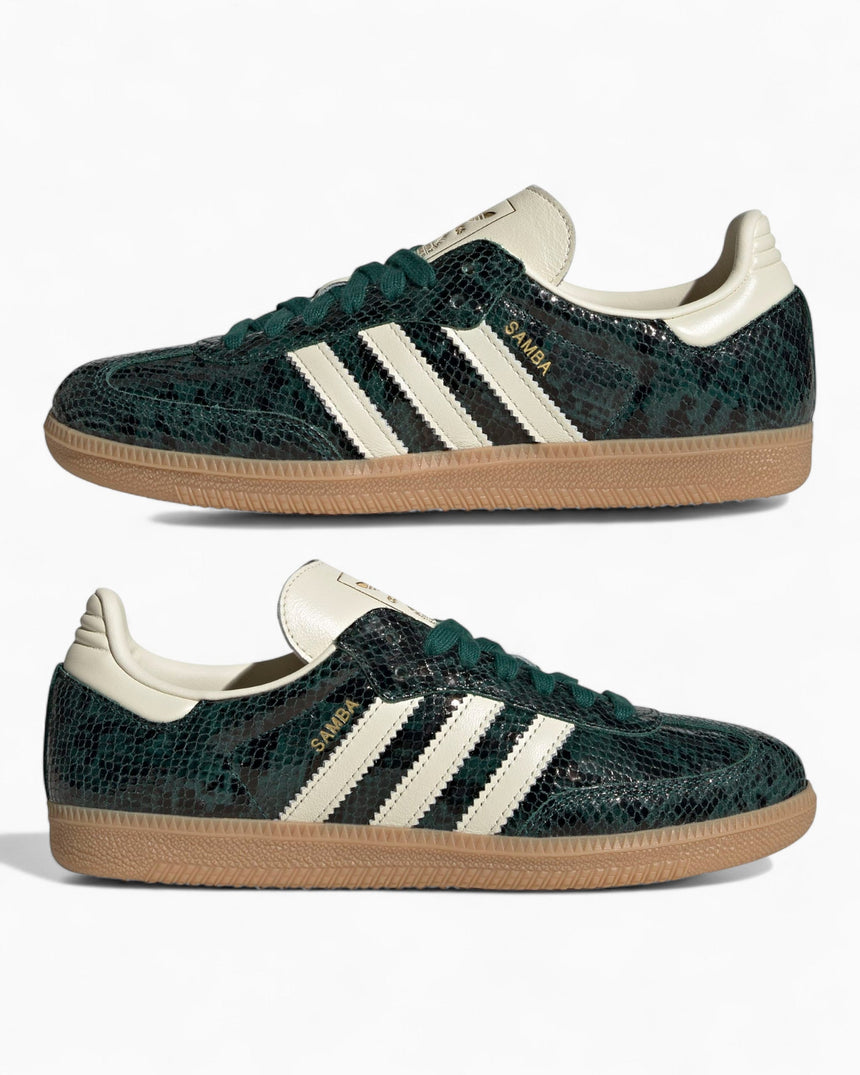 adidas Originals Samba OG "Collegiate Green Snakeskin" Kadın Sneaker