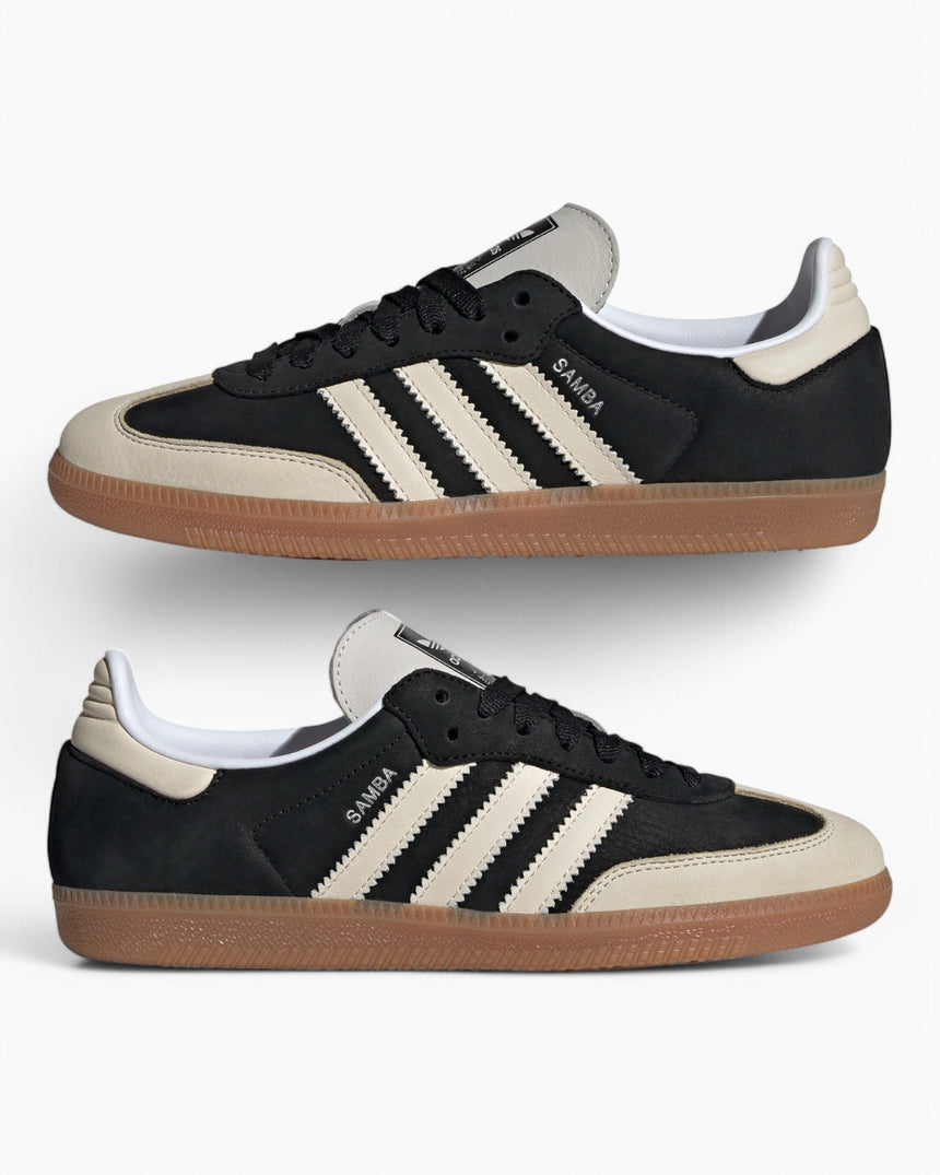 adidas Originals Samba OG Kadın Sneaker Core Black/Wonder White/Silver Metallic