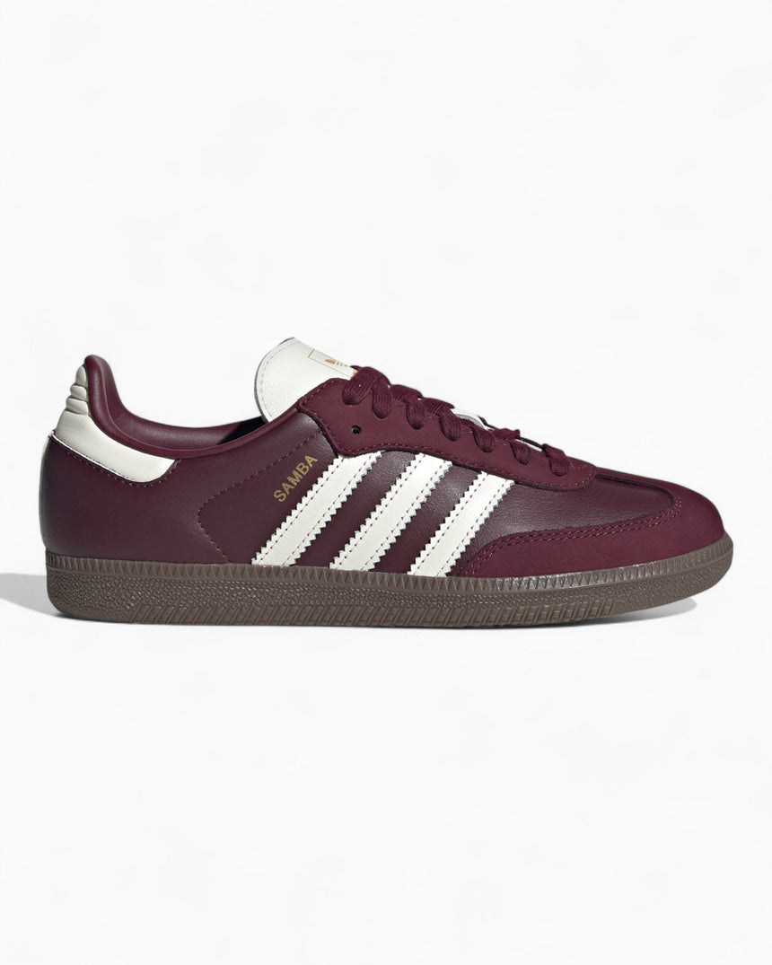 adidas Originals Samba OG Kadın Sneaker Maroon/Off White/Gum