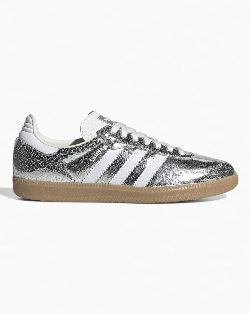 adidas Originals Samba OG Kadın Sneaker Silver Metallic/Cloud White/Core White