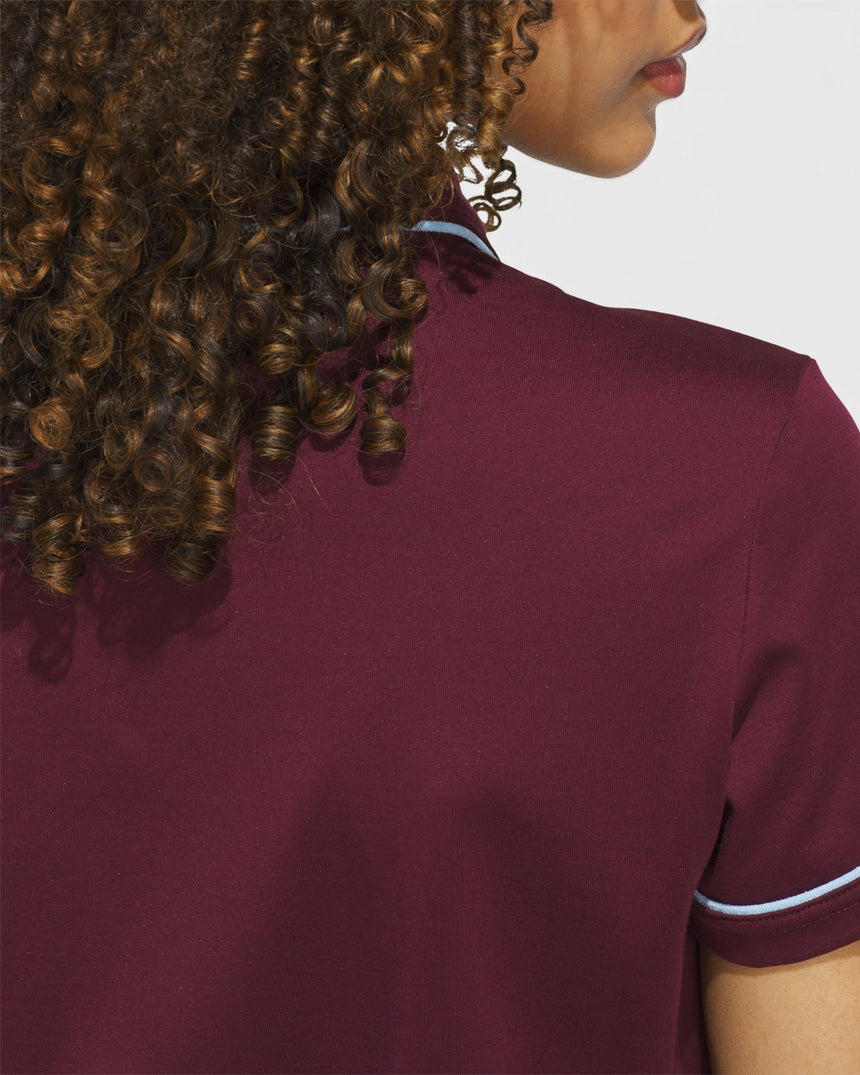 adidas Originals Solid Kadın Polo T-Shirt Maroon