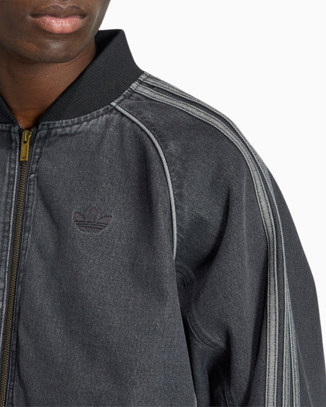 adidas Originals SST Denim Track Top Erkek Ceket True Black Denim