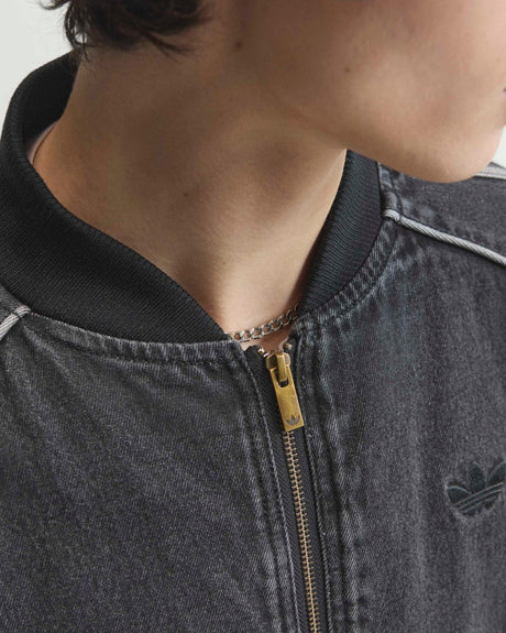 adidas Originals SST Denim Track Top Erkek Ceket True Black Denim