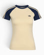 adidas Originals SST Kadın T-Shirt Warm Vanilla/Night Indigo