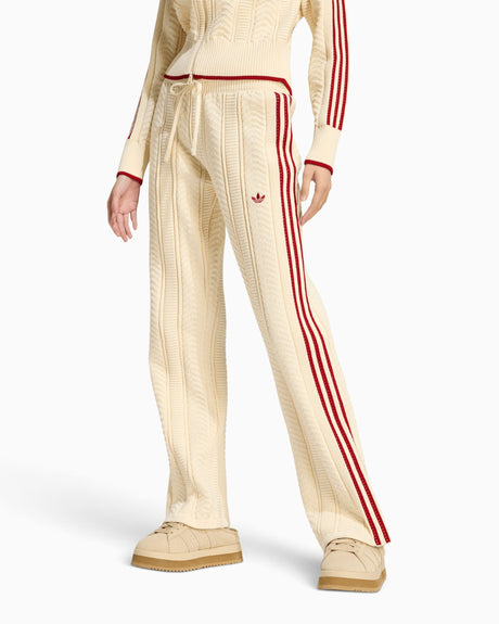 adidas Originals SST Wide Leg Trackpant Kadın Pantolon Warm Vanilla/Team Victory Red