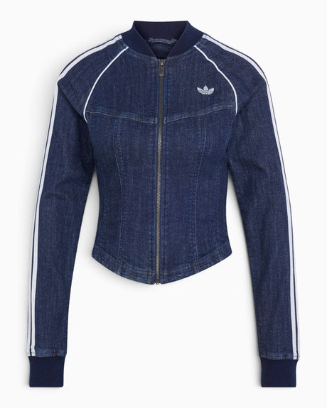 adidas Originals Superstar Denim Corset Track Top Kadın Ceket Indigo Denim