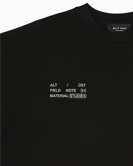 Alt Üst Material Obssesion T-Shirt Black