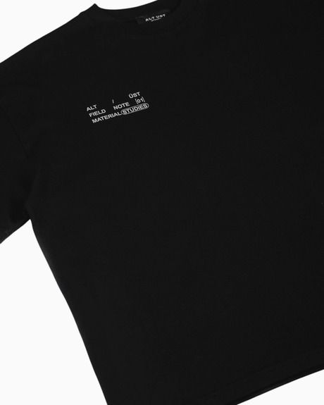 Alt Üst Material Obssesion T-Shirt Black