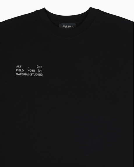 Alt Üst Material Obssesion T-Shirt Black