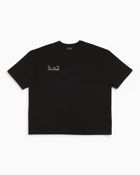 Alt Üst Material Obssesion T-Shirt Black