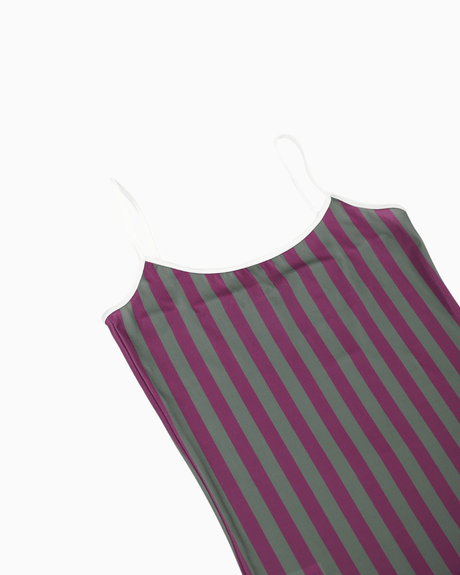 Alt Üst Strapped Top Purple/Green
