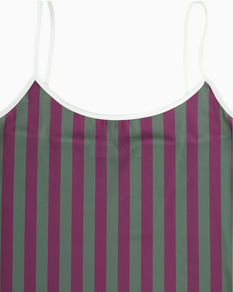Alt Üst Strapped Top Purple/Green