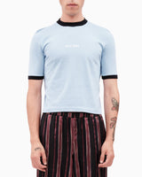 Alt Üst Contrast Ribebd T-Shirt