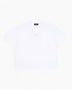Alt Üst Cross Stitch T-Shirt Beyaz