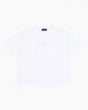 Alt Üst Cross Stitch T-Shirt Beyaz