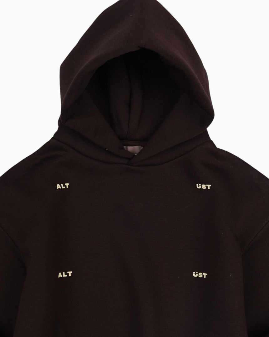 Alt Üst Grid Hoodie