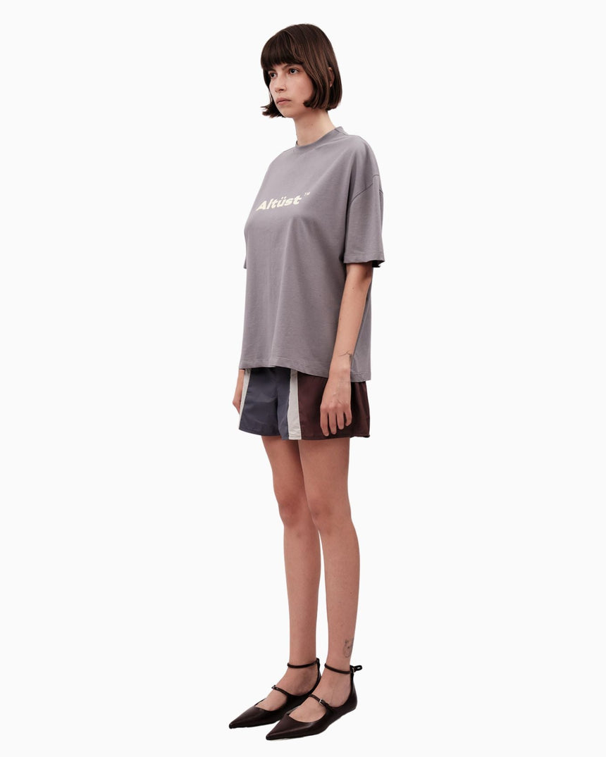 Alt Üst Logo Printed Oversize T-Shirt