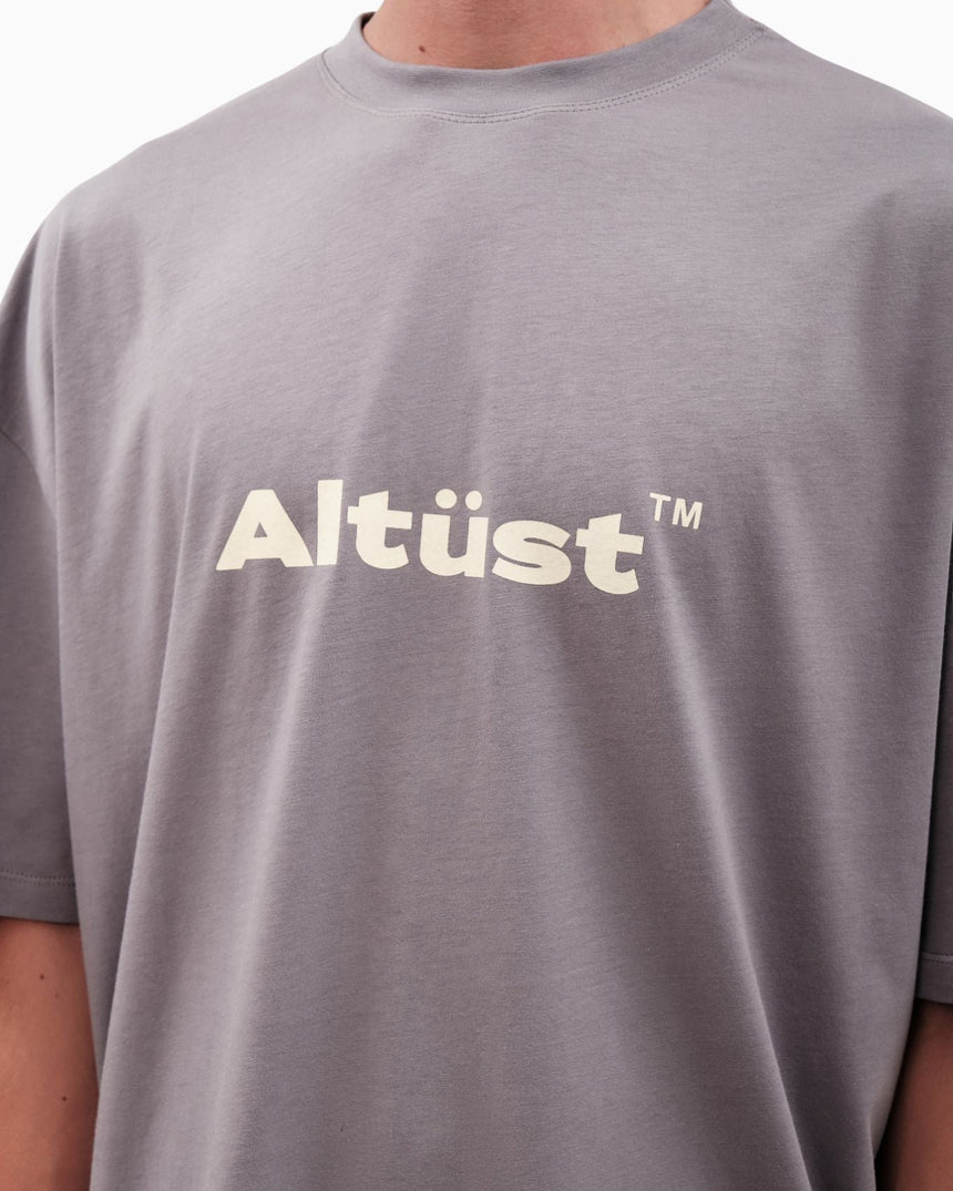Alt Üst Logo Printed Oversize T-Shirt