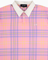Alt Üst Plaid Polo T-Shirt