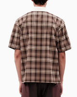 Alt Üst Plaid Polo T-Shirt
