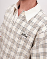 Alt Üst Plaid Polo T-Shirt