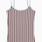Alt Üst Strapped Top Brown/White