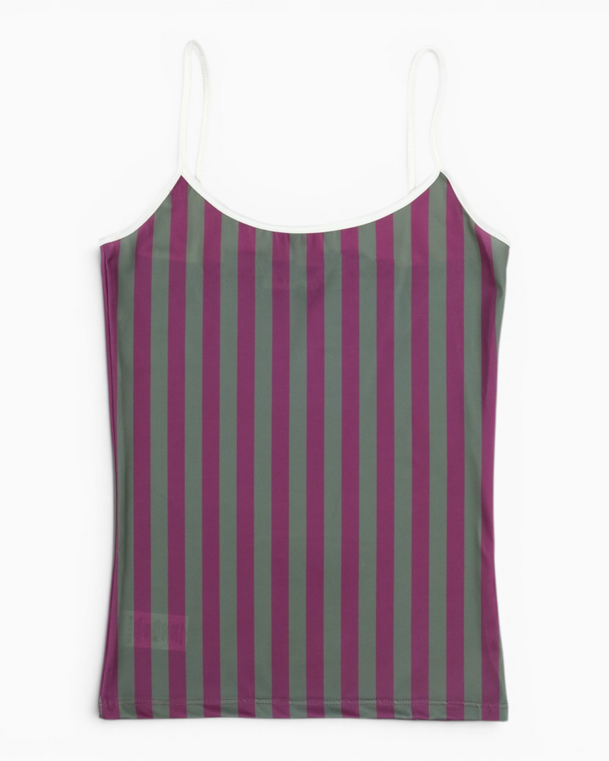 Alt Üst Strapped Top Purple/Green