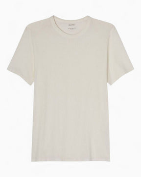 American Vintage Devon Erkek T-Shirt Blanc Casse