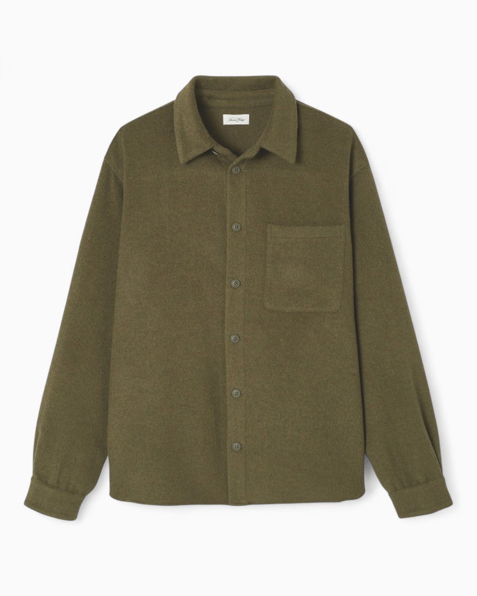 American Vintage Dodiloo Erkek Gömlek Ceket Origan Chine