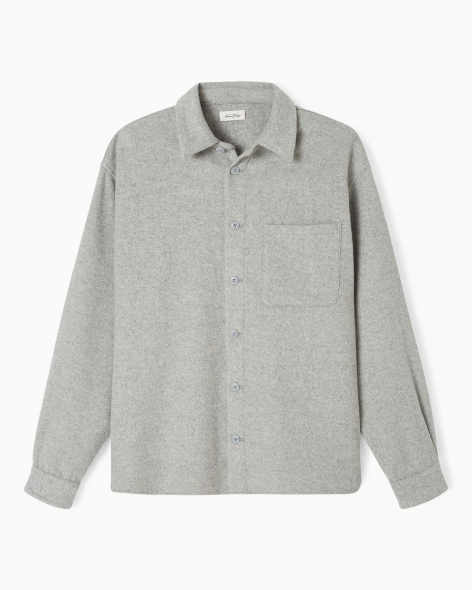 American Vintage Dodiloo Erkek Gömlek Ceket Polar Melange