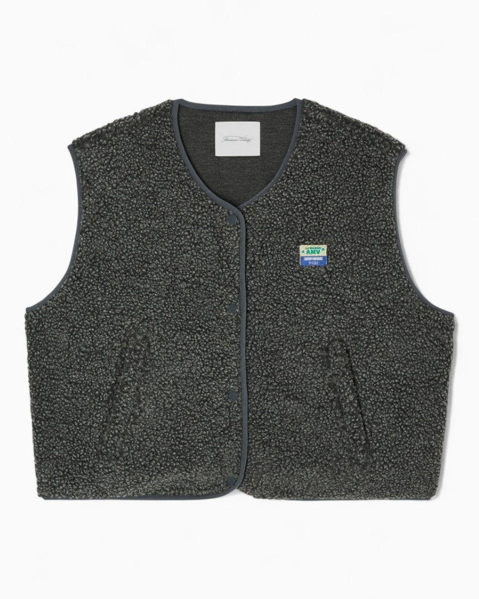 American Vintage Hoktown Kadın Yelek Charcoal Melange