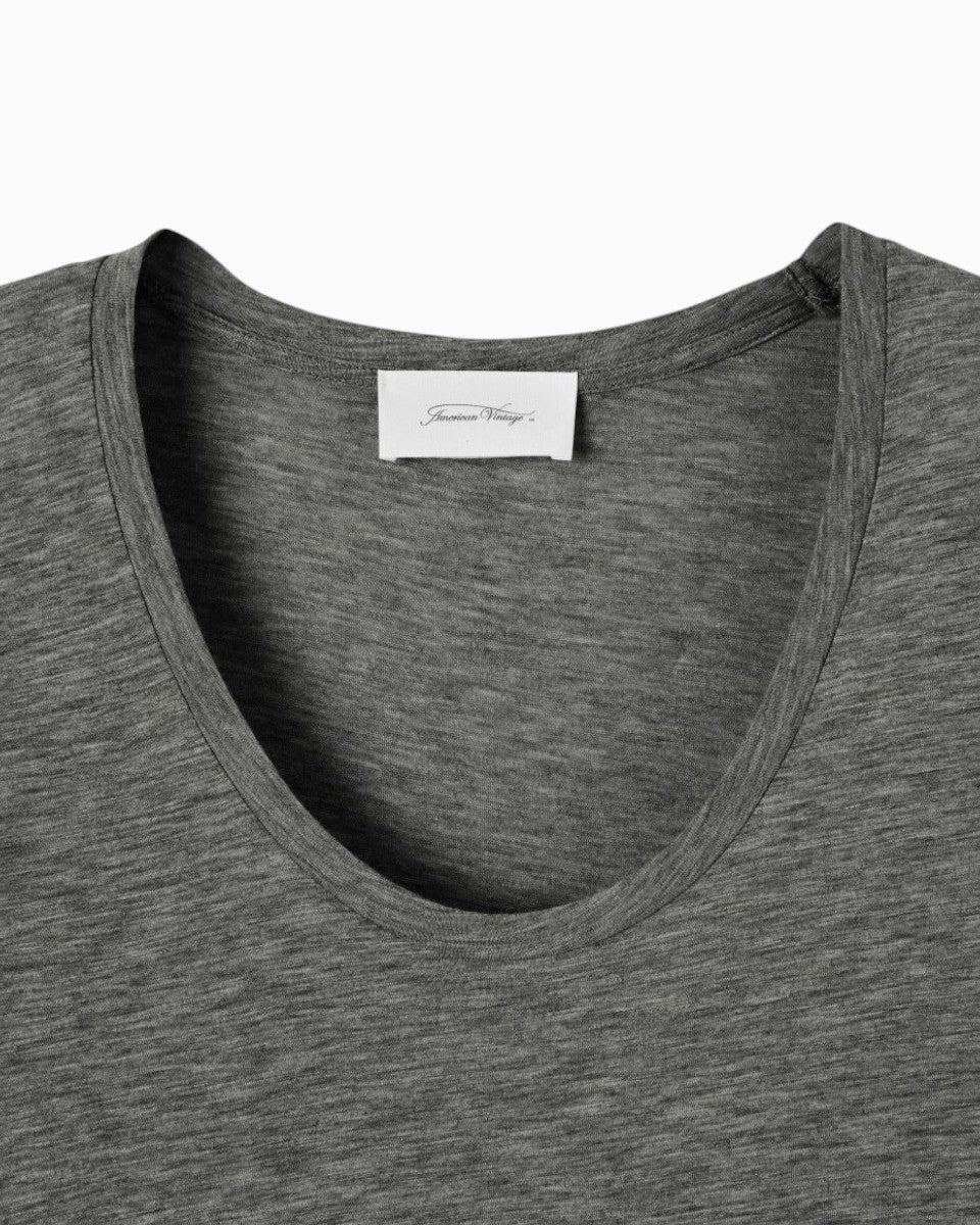 American Vintage Jacksonville Kadın U-Neck T-Shirt