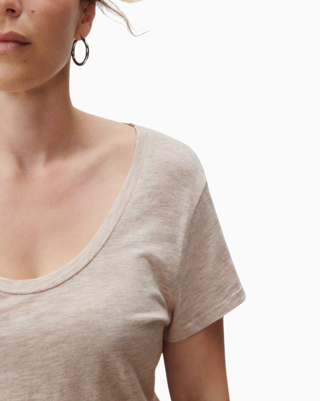 American Vintage Jacksonville Kadın U-Neck T-Shirt