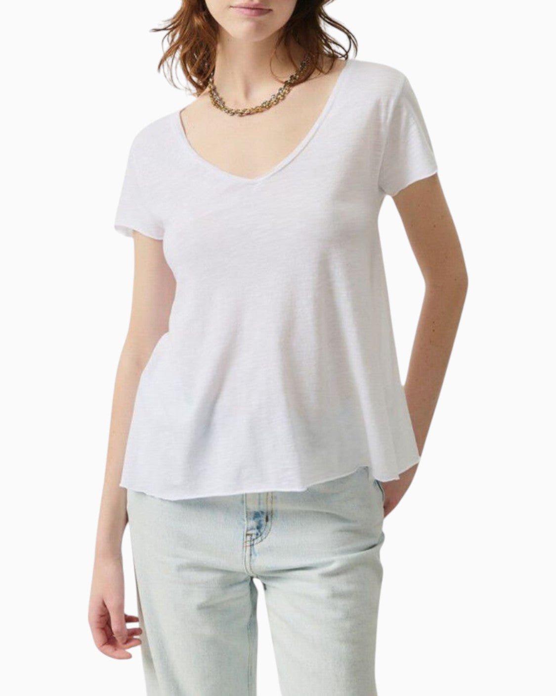 American Vintage Jacksonville Kadın V-Neck T-Shirt