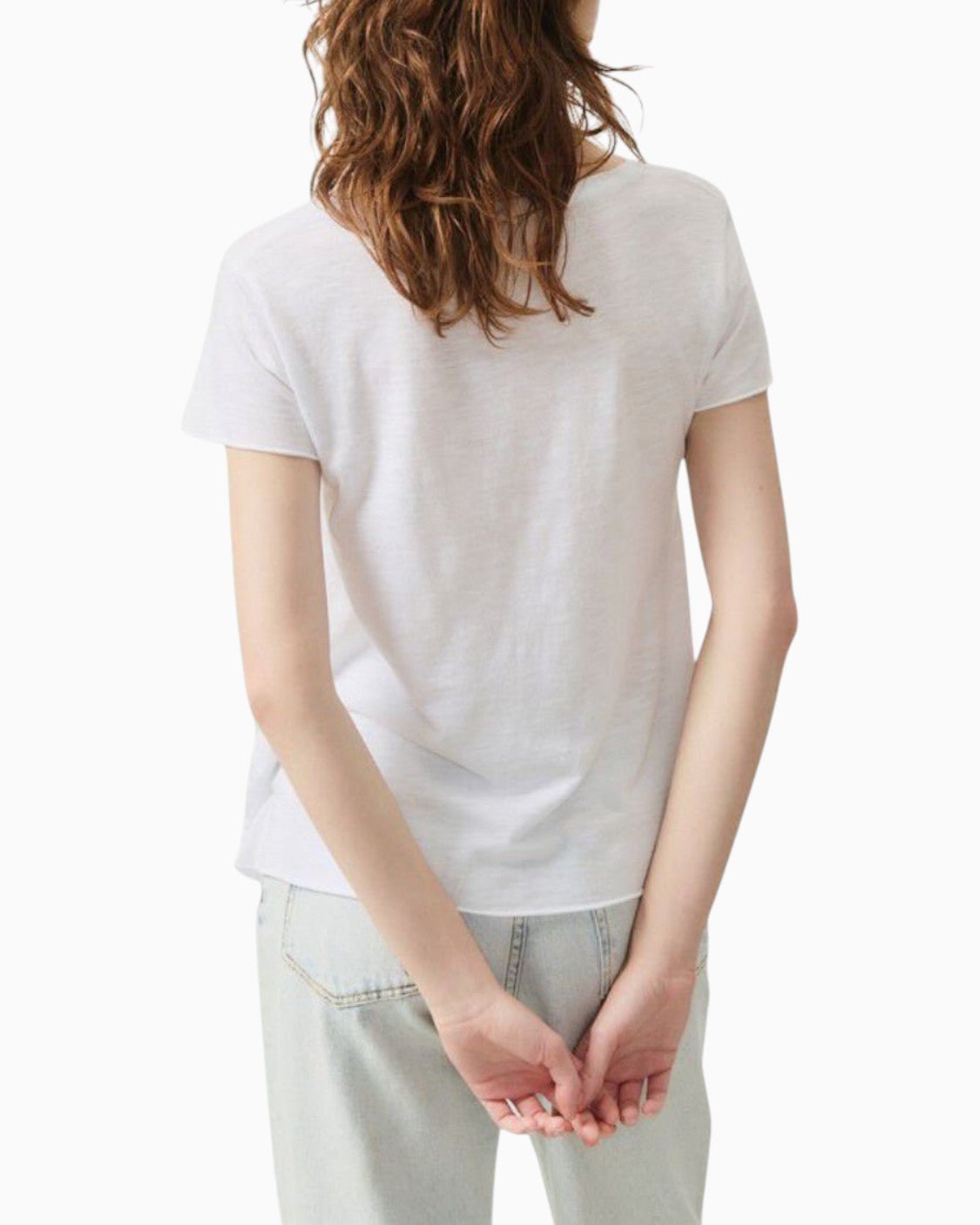 American Vintage Jacksonville Kadın V-Neck T-Shirt