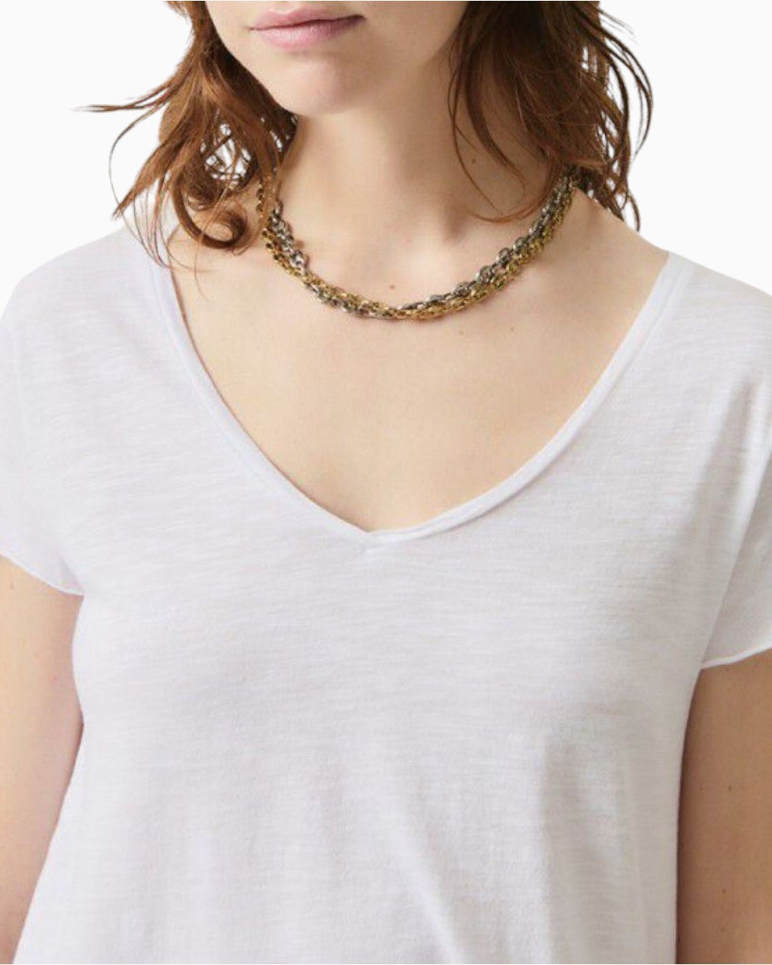 American Vintage Jacksonville Kadın V-Neck T-Shirt