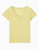 American Vintage Jacksonville Kadın V-Neck T-Shirt Pistachio Vintage
