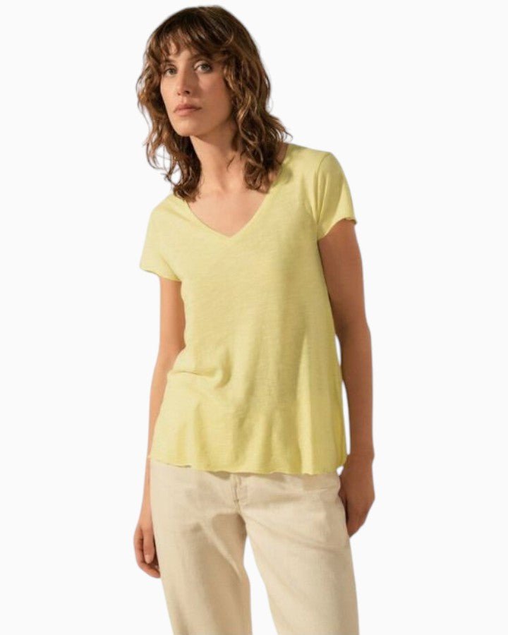 American Vintage Jacksonville Kadın V-Neck T-Shirt