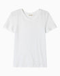 American Vintage Sonoma Kadın T-Shirt Blanc