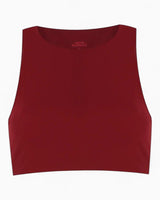 Anais&Margaux High Neck Sports Bra Burgundy